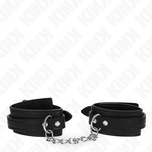 KINK - BRACELETS RÉGLABLES STYLE SERPENT NOIR 20-28 CM X 5,4 CM