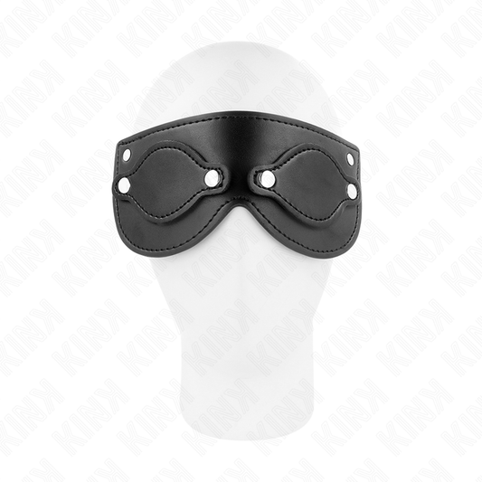 KINK - MASQUE EN SIMILICUIR AVEC COUVERCLES AMOVIBLES 22 x 9 CM