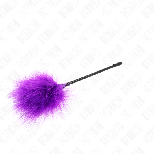 KINK - PURPLE TICKLE FEATHERS USED FOR BONDAGE KIT 27 CM