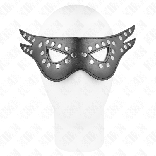 KINK - MASQUE SEXY EN SIMILI CUIR MODÈLE 1 27 x 13 CM