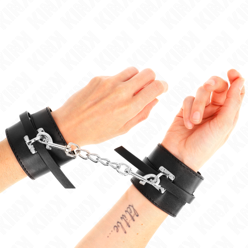 KINK - BRACELETS DELUXE AVEC FERMETURE À CADENAS RÉGLABLE 14,5-21 CM X 6 CM
