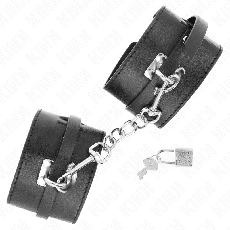 KINK - BRACELETS DELUXE AVEC FERMETURE À CADENAS RÉGLABLE 14,5-21 CM X 6 CM