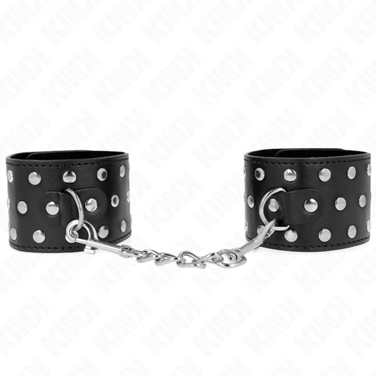 KINK - BRACELETS RÉGLABLES STYLE PUNK 19-24 CM X 5,5 CM