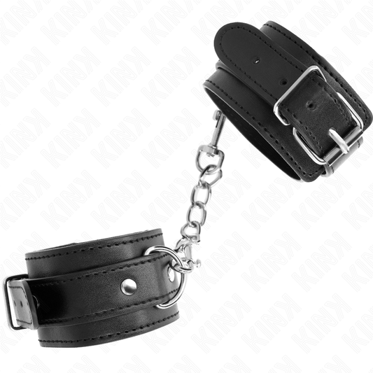 KINK - BRACELETS NOIRS FINS RÉGLABLES 21-33 CM