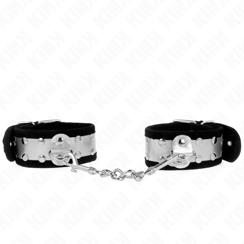 KINK - BRACELETS FINS NOIR / ARGENT 30 X 4 CM