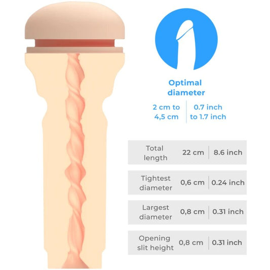 KIIROO - FEEL STROKER MASTURBATEUR ARRIÈRE NATUREL EXTRA SERRÉ
