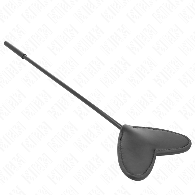 KINK - PELLE NOIRE EN FORME DE CŒUR 33 X 10 CM