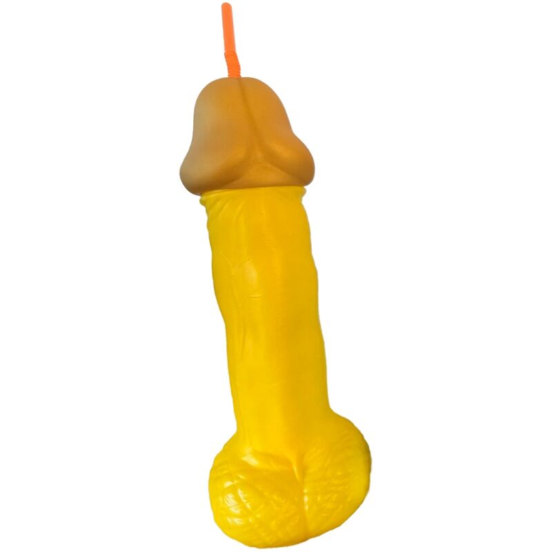 SPICY DEVIL - YELLOW PLASTIC PENIS CUP