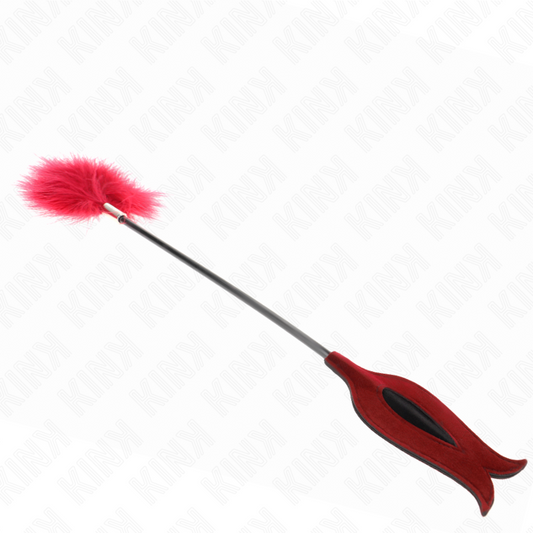 KINK - TICKLE FEATHERS WITH ROSE-SHAPED PADDLE 38 CM