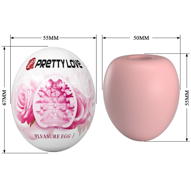 PRETTY LOVE - ŒUF ROSE MASTURBATEUR POUR HOMME