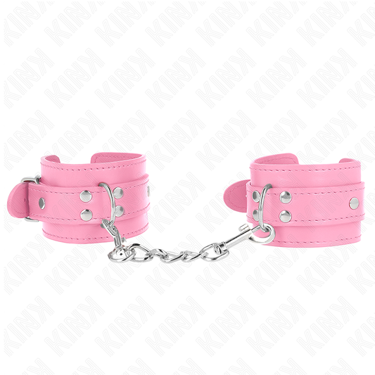 KINK - BRACELETS RÉGLABLES SIMPLES ROSE 20-23 CM X 5,5 CM