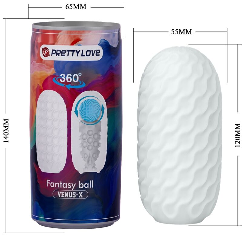 PRETTY LOVE - MASTURBATEUR HOMME BLANC VENUS X