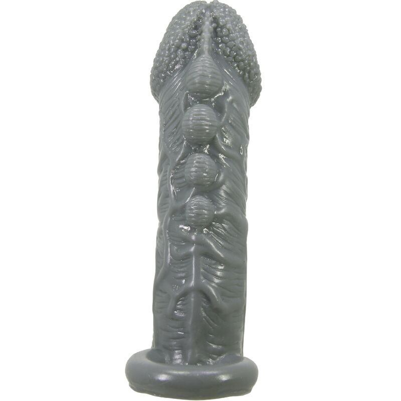 PRETTY LOVE - REALISTIC PENIS ENLARGING AND DELAY SLEEVE - GREY