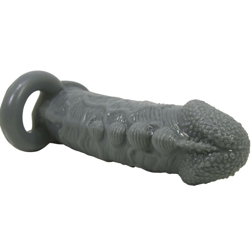 PRETTY LOVE - REALISTIC PENIS ENLARGING AND DELAY SLEEVE - GREY