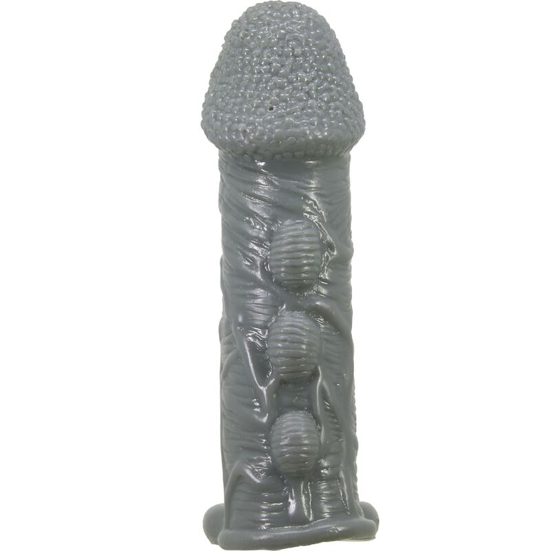 PRETTY LOVE - REALISTIC PENIS ENLARGING AND DELAY SLEEVE - GREY