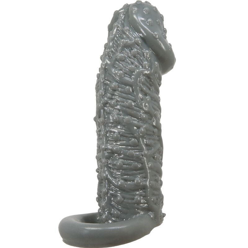 PRETTY LOVE - REALISTIC PENIS ENLARGING AND DELAY SLEEVE MODEL 2 GREY