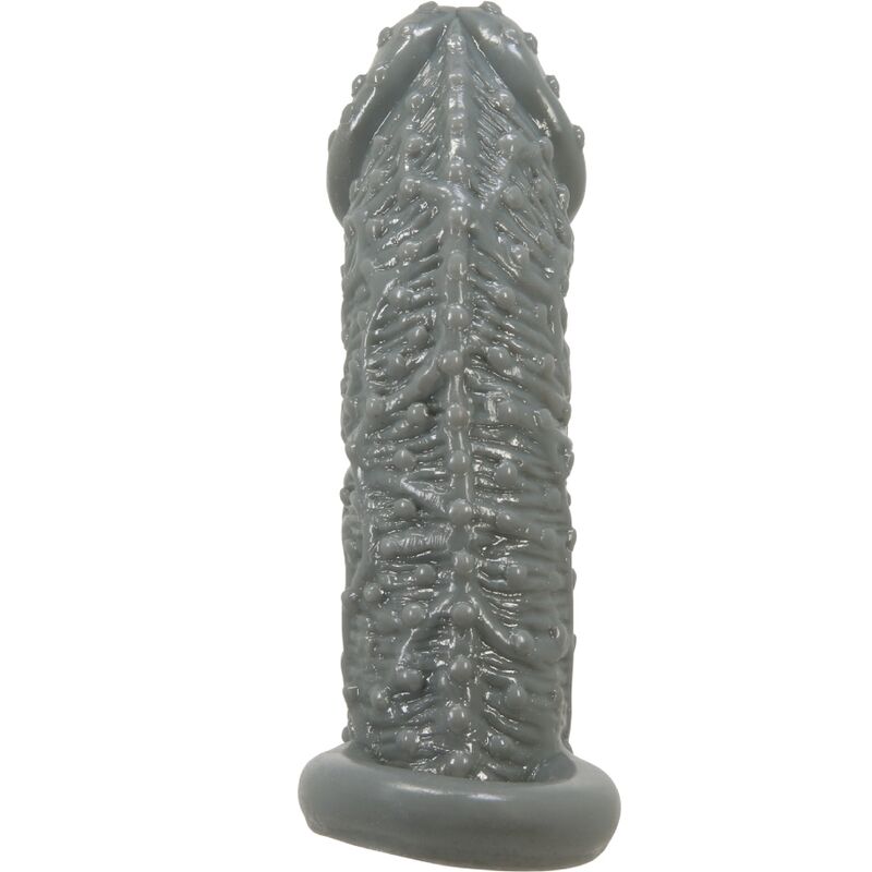 PRETTY LOVE - REALISTIC PENIS ENLARGING AND DELAY SLEEVE MODEL 2 GREY