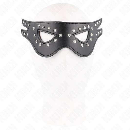 KINK - MASQUE SEXY EN SIMILI CUIR MODÈLE 2 27 x 13 CM