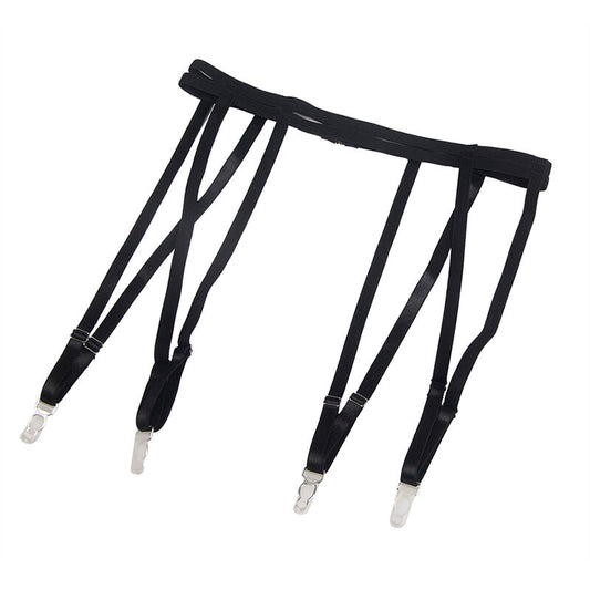 SUBBLIME - 954154 BODYSUIT WITH BLACK GARTER BELT L/XL