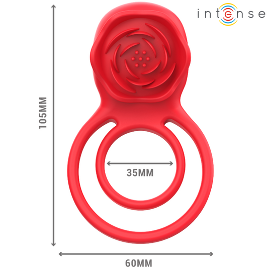 INTENSE - GAIL PINK STIMULANT 10 VIBRATIONS TÉLÉCOMMANDE ROUGE