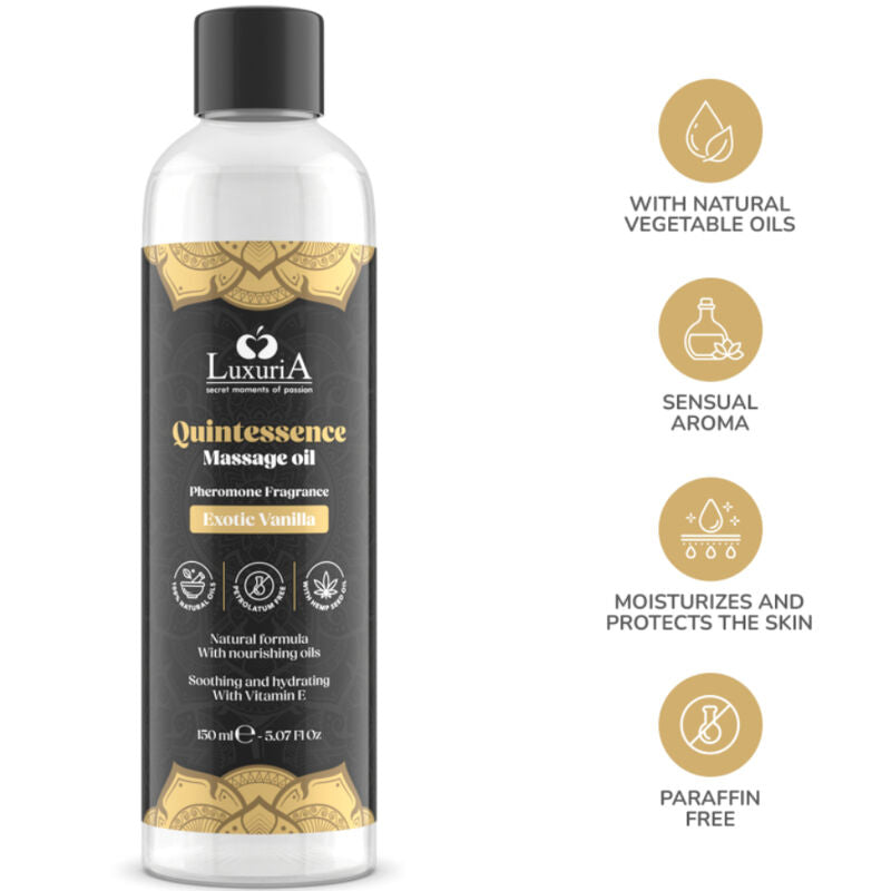 INTIMATELINE LUXURIA - HUILE DE MASSAGE EXOTIQUE À LA VANILLE 150 ML