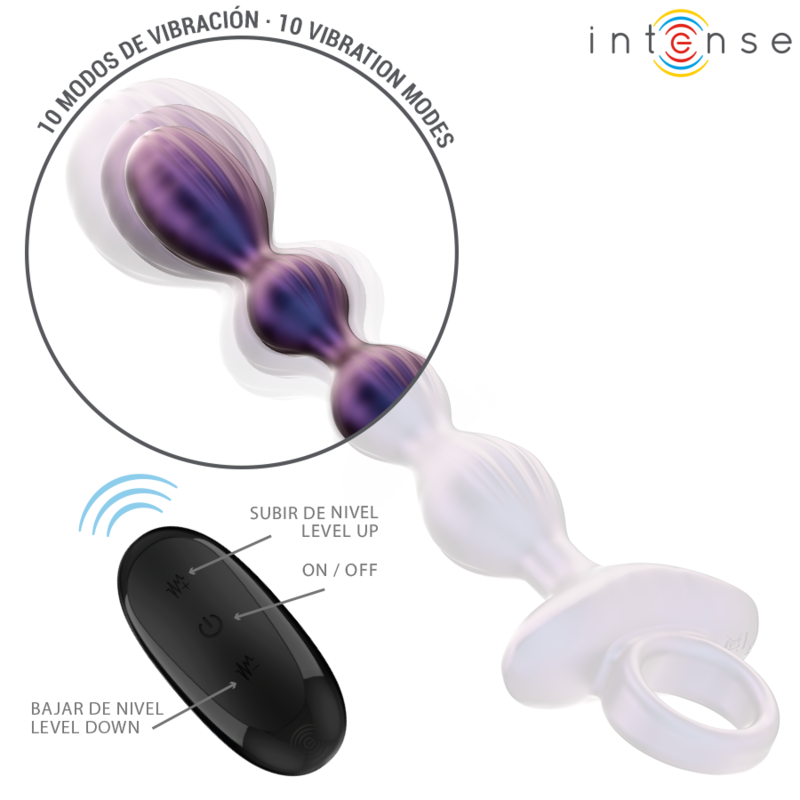 INTENSE - JACKIE PLUG VIBRATEUR ANAL MODÈLE 1 TÉLÉCOMMANDE