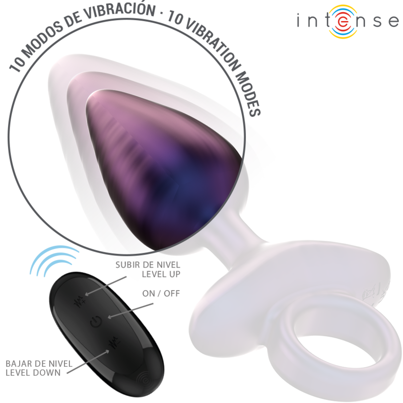 INTENSE - VIBRATEUR ANAL MICHAEL PLUG MODÈLE 2 TÉLÉCOMMANDE