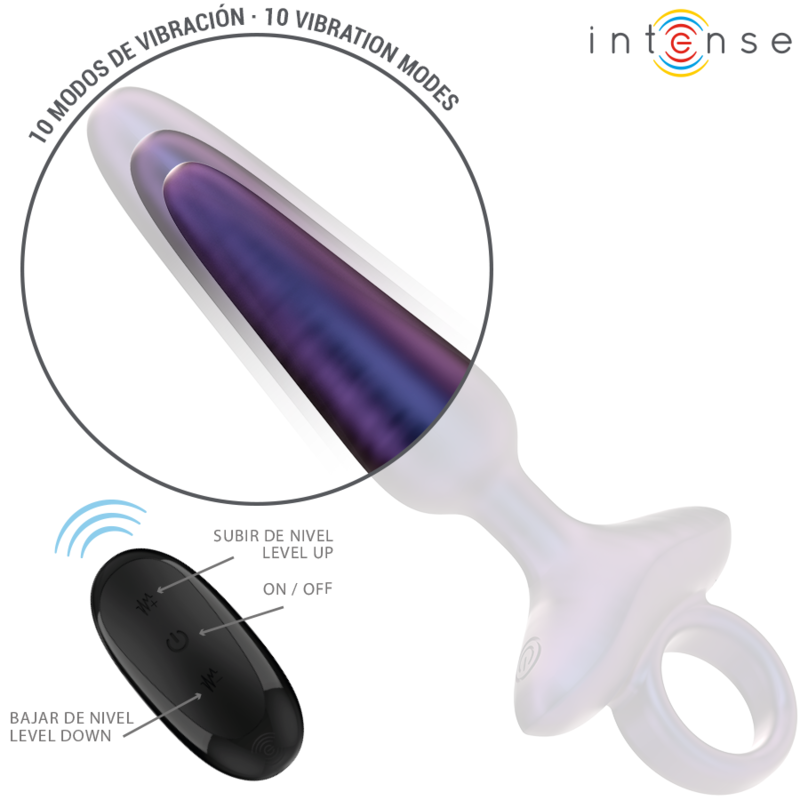 INTENSE - PLUG ANAL VIBRANT MARLON MODÈLE 4 TÉLÉCOMMANDE