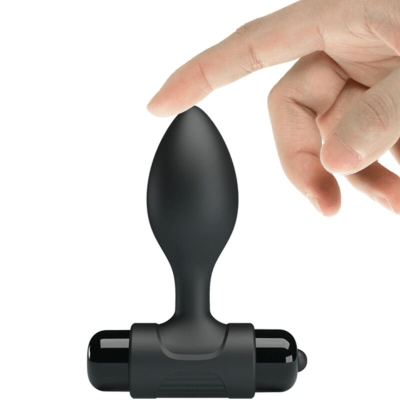 PRETTY LOVE - PLUG ANALE VIBRANT 10 VIBRATIONS NOIR