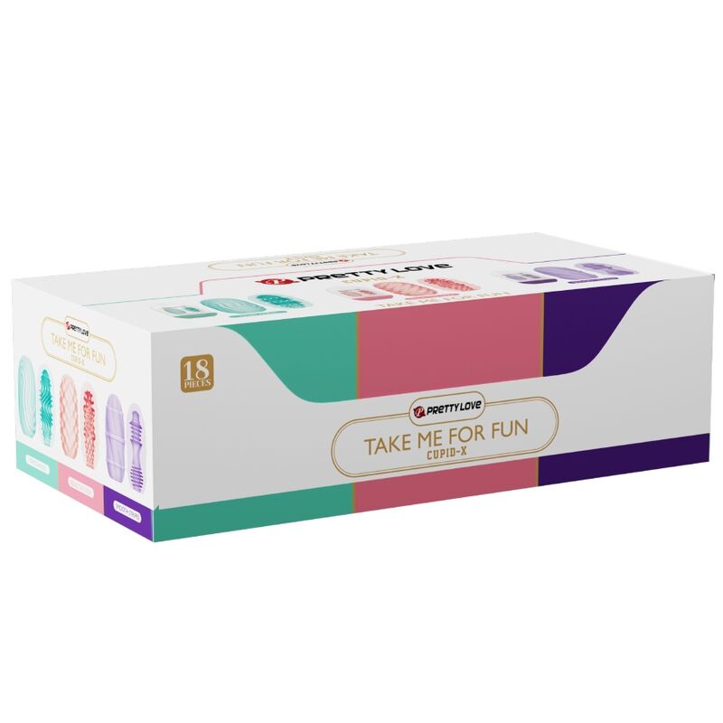 PRETTY LOVE - CUPID X 18 MASTURBATEURS HOMMES DIFFÉRENTES TEXTURES