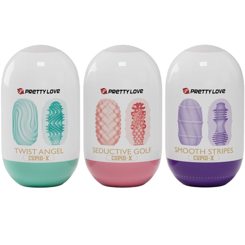PRETTY LOVE - CUPID X 18 MASTURBATEURS HOMMES DIFFÉRENTES TEXTURES