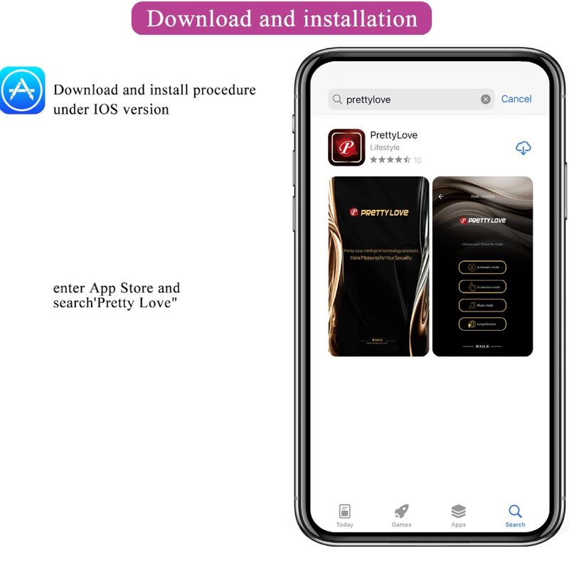 PRETTY LOVE - FRANZ MASSAGER & VIBRATOR FREE APP PURPLE