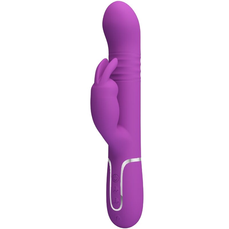 PRETTY LOVE - COALE 4-IN-1 MULTIFUNCTION RABBIT VIBRATOR PURPLE