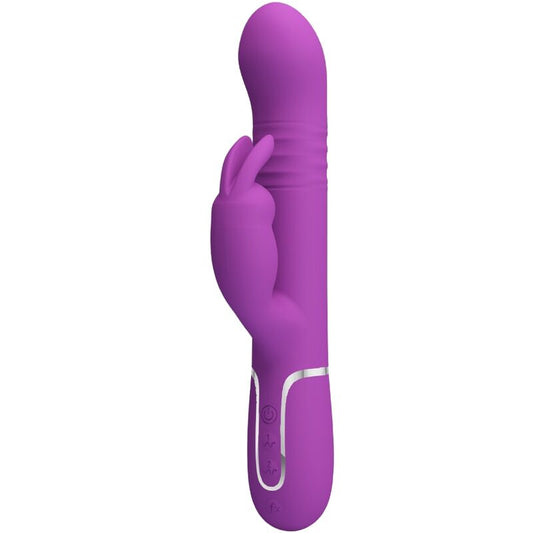 PRETTY LOVE - VIBRATEUR LAPIN MULTIFONCTION 4 EN 1 COALE VIOLET