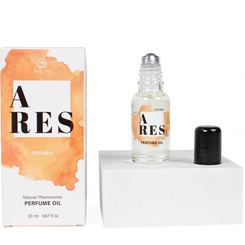 SECRETPLAY - ARES PARFUM À L'HUILE DE PHÉROMONES NATURELLES POUR HOMME 20 ML