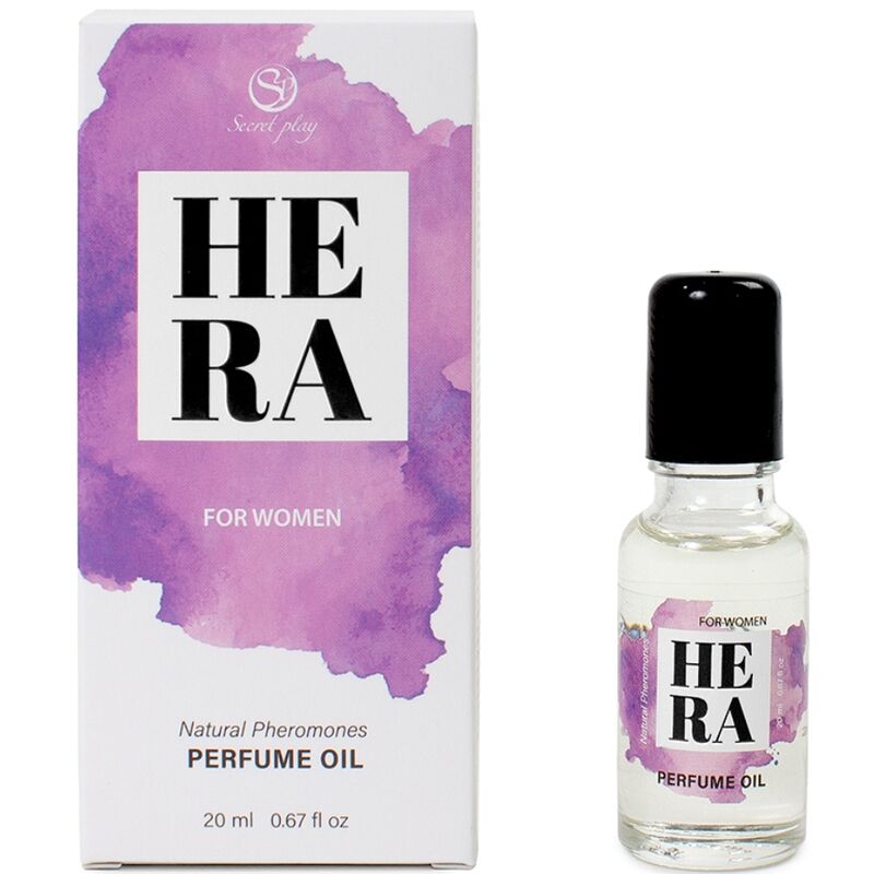 SECRETPLAY - HERA HUILE DE PHÉROMONE NATURELLE PARFUM POUR FEMME 20 ML