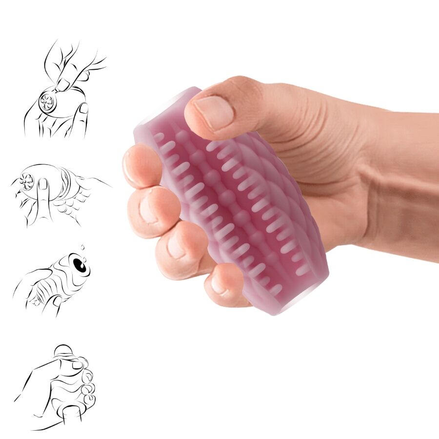 PRETTY LOVE - MASTURBATEUR MASCULIN EN SILICONE ROSE ATHENA EROS