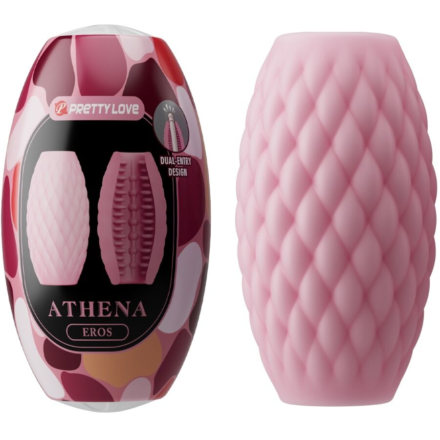 PRETTY LOVE - MASTURBATEUR MASCULIN EN SILICONE ROSE ATHENA EROS