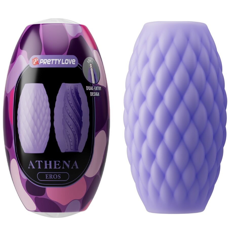 PRETTY LOVE - MASTURBATEUR MASCULIN EN SILICONE VIOLET ATHENA EROS