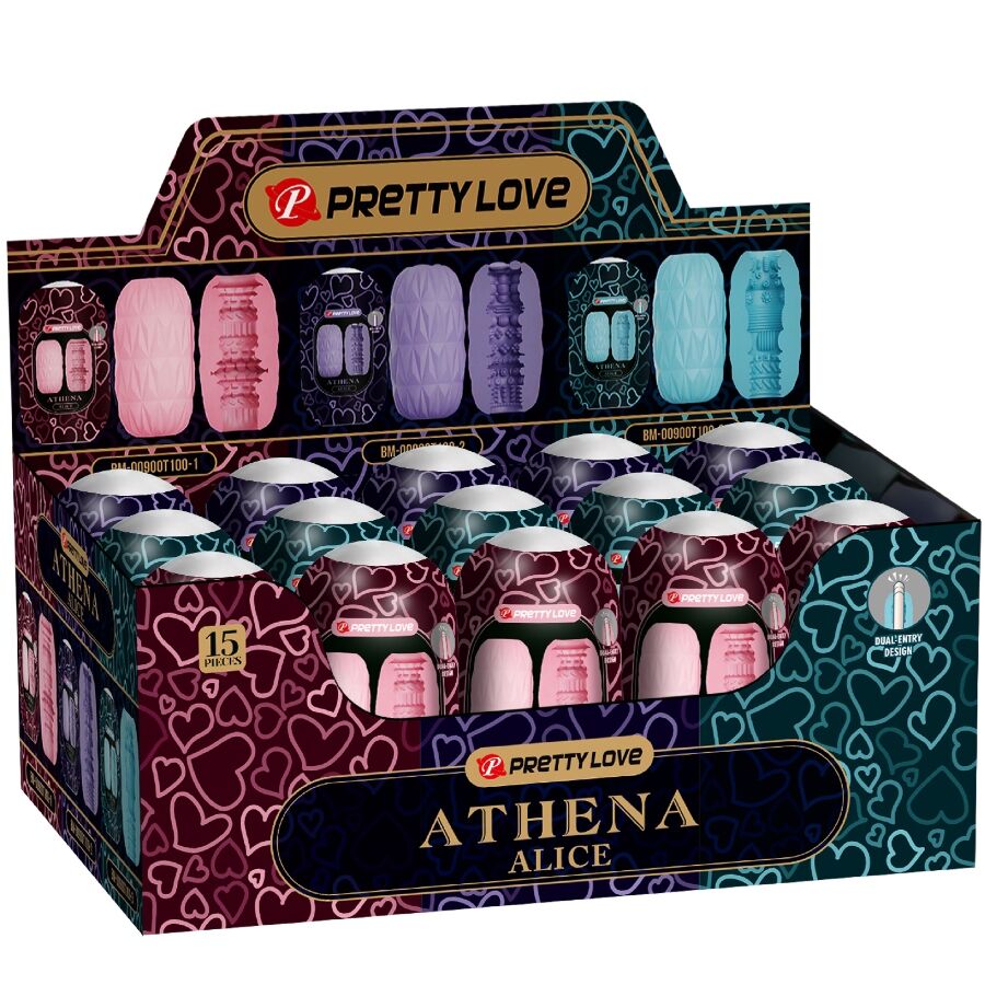 PRETTY LOVE - ATHENA ALICE PACK 15 MASTURBATEURS HOMMES DIVERS