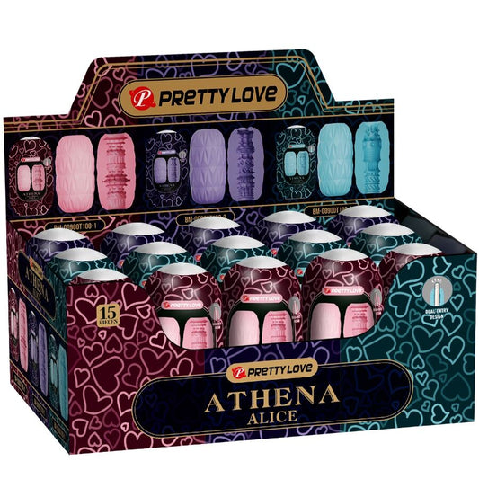 PRETTY LOVE - ATHENA ALICE PACK 15 MASTURBATEURS HOMMES DIVERS
