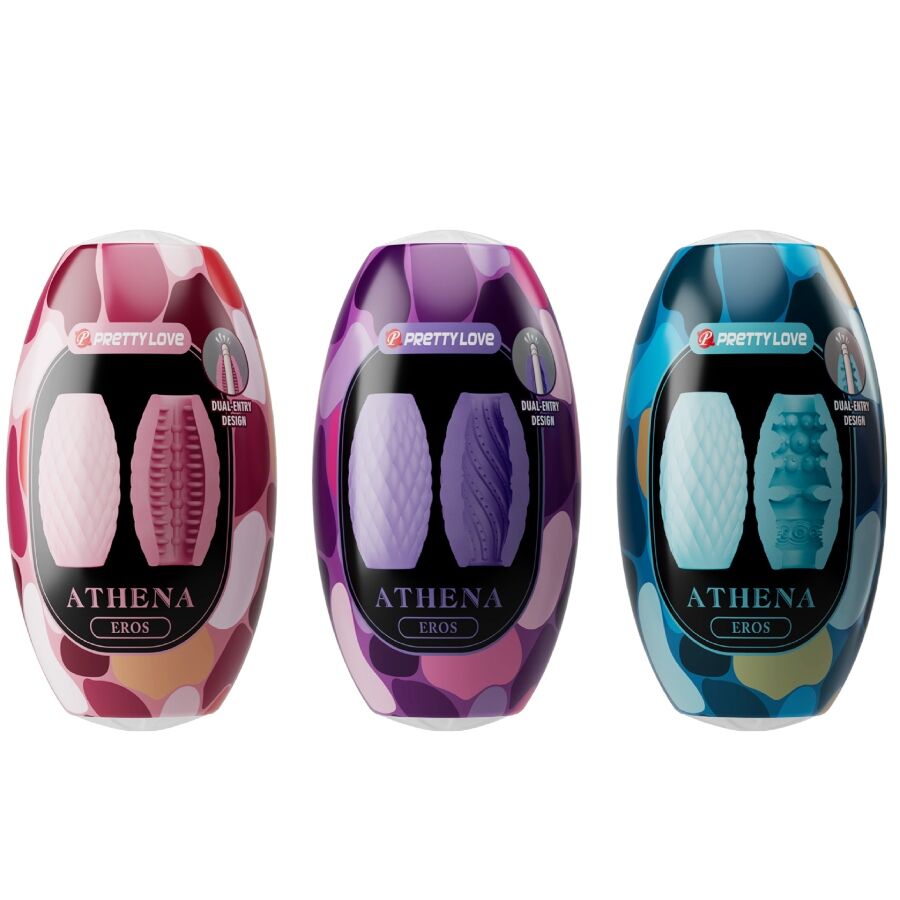 PRETTY LOVE - ATHENA EROS PACK 15 MASTURBATEURS HOMMES DIVERS