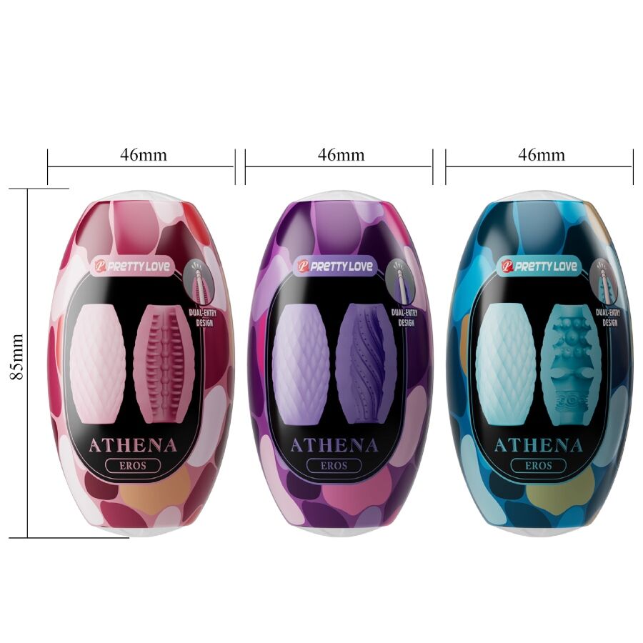 PRETTY LOVE - ATHENA EROS PACK 15 MASTURBATEURS HOMMES DIVERS