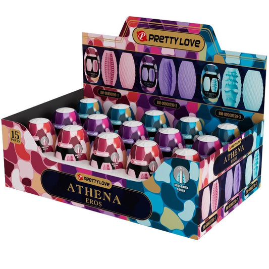 PRETTY LOVE - ATHENA EROS PACK 15 MASTURBATEURS HOMMES DIVERS