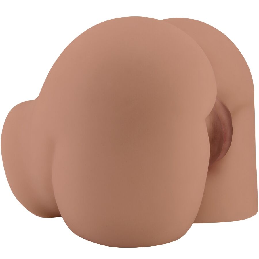 CRAZY BULL - VIBRATEUR ARRIÈRE BERNACE AVEC VAGIN ET ANUS NATURELS RÉALISTES TÉLÉCOMMANDE