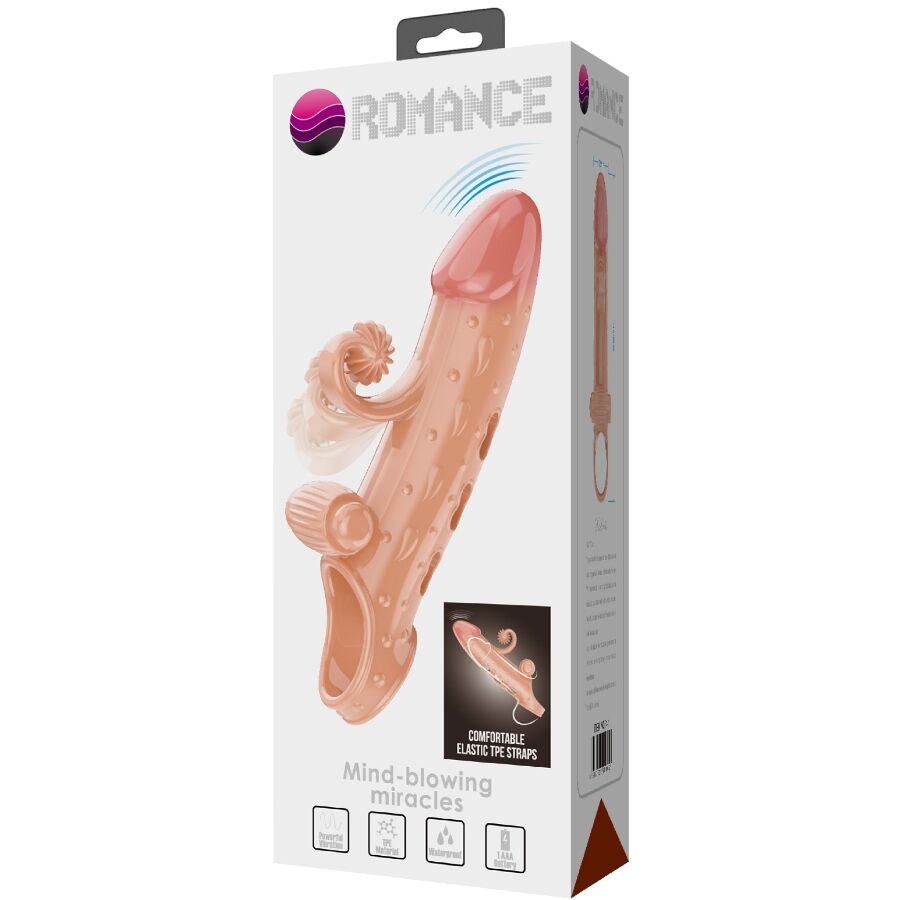 ROMANCE - MANCHON PÉNIS AVEC VIBRATION NATURELLE