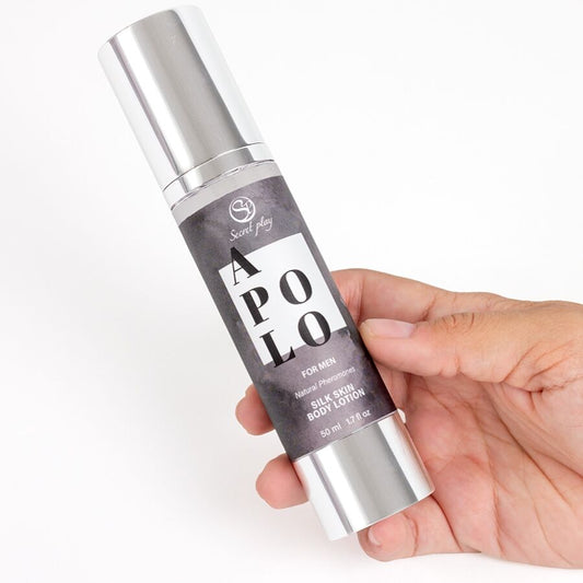 SECRETPLAY - APOLO LOTION POUR LA PEAU À LA SOIE POUR HOMMES 50 ML