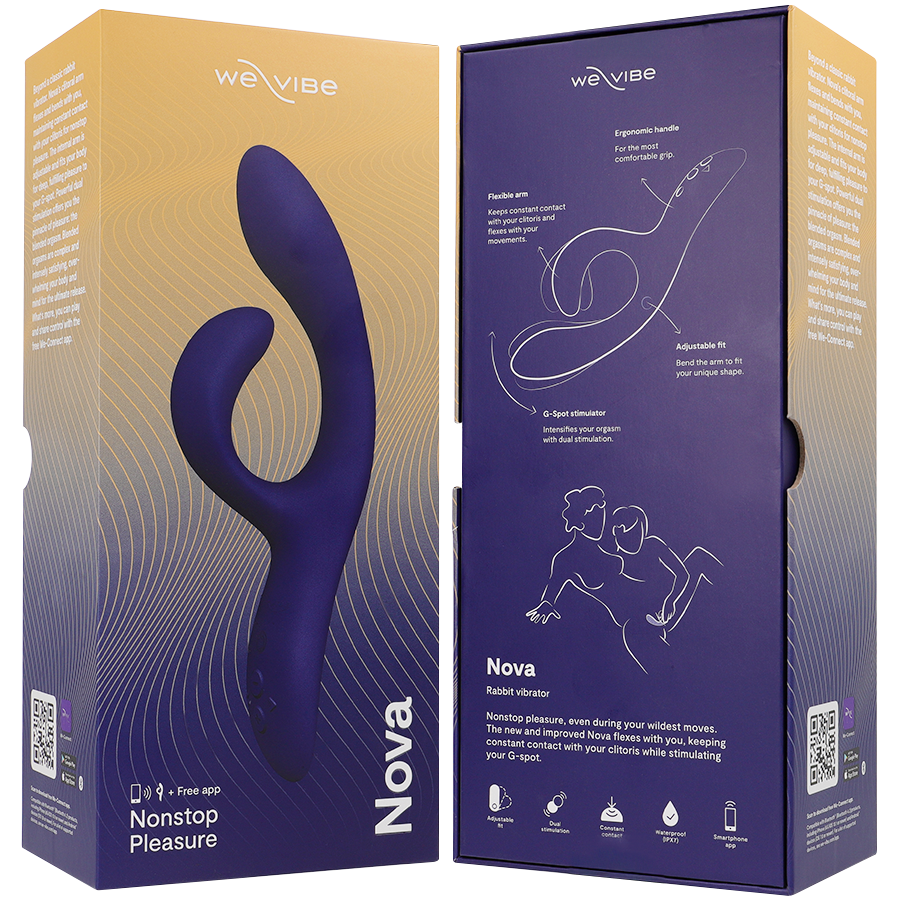 WE-VIBE - NOVA 3 MIDNIGHT BLUE RABBIT VIBRATOR