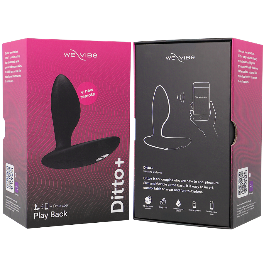 WE-VIBE - VECTOR+ MASSEUR DE PROSTATE NOIR