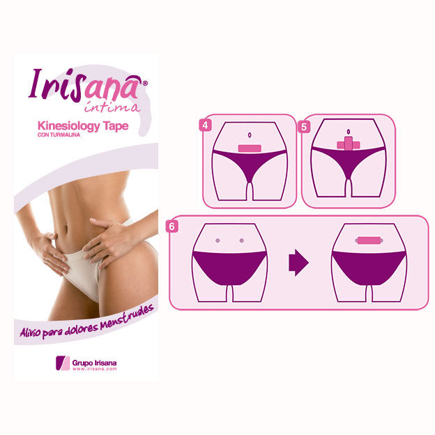 IRISANA - Ruban adhésif pour les douleurs menstruelles